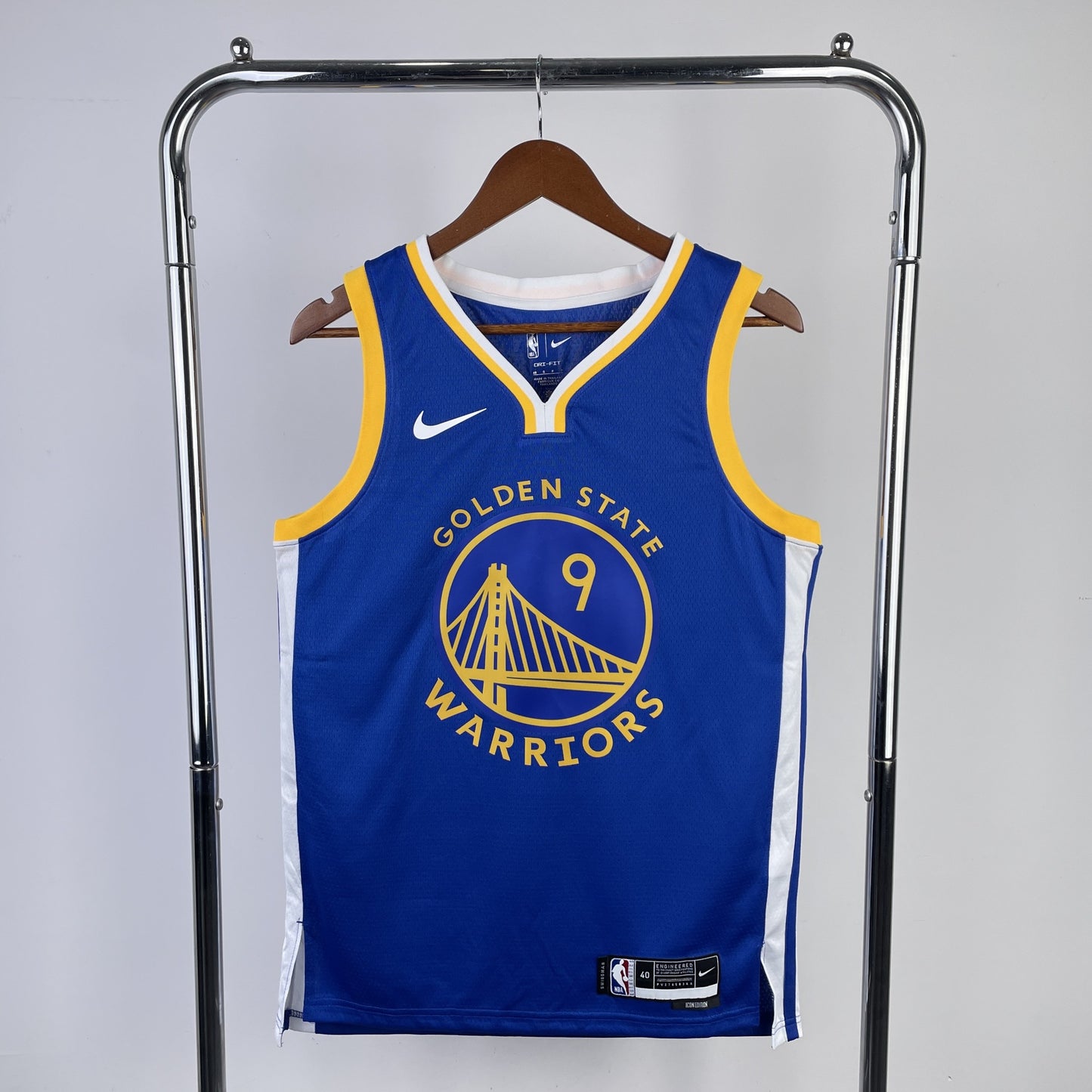 Warriors 23 Season Blue Jerseys: Curry, Thompson, Durant