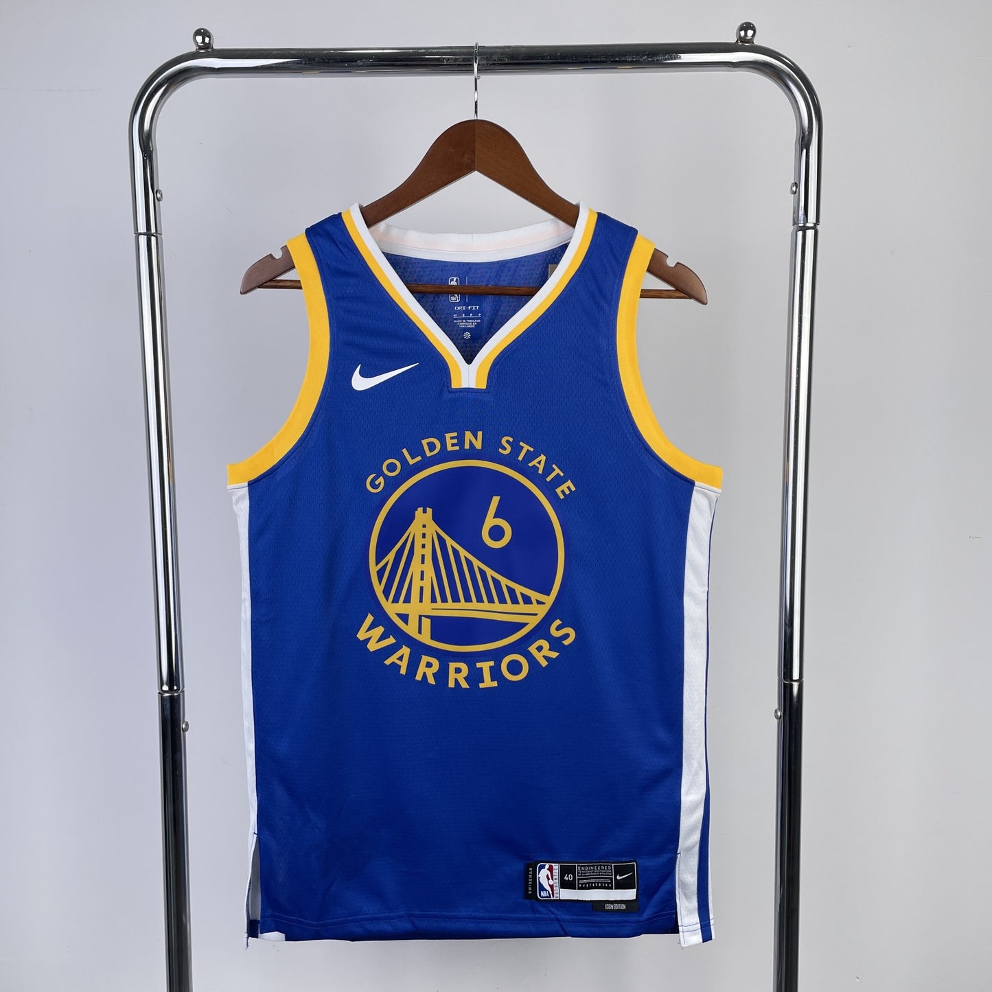 Warriors 23 Season Blue Jerseys: Curry, Thompson, Durant