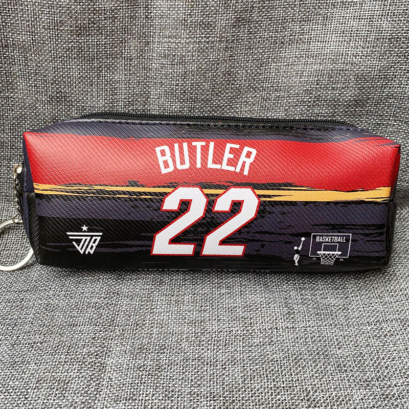 NBA Basketball Pencil Case - Large Capacity for Students