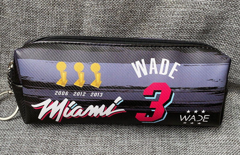 NBA Basketball Pencil Case - Large Capacity for Students