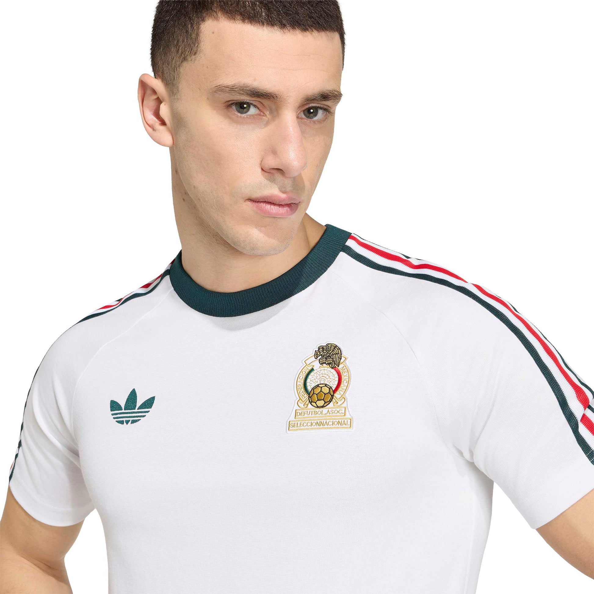 Adidas Mens Mexico Originals Tee - White - PitchMade