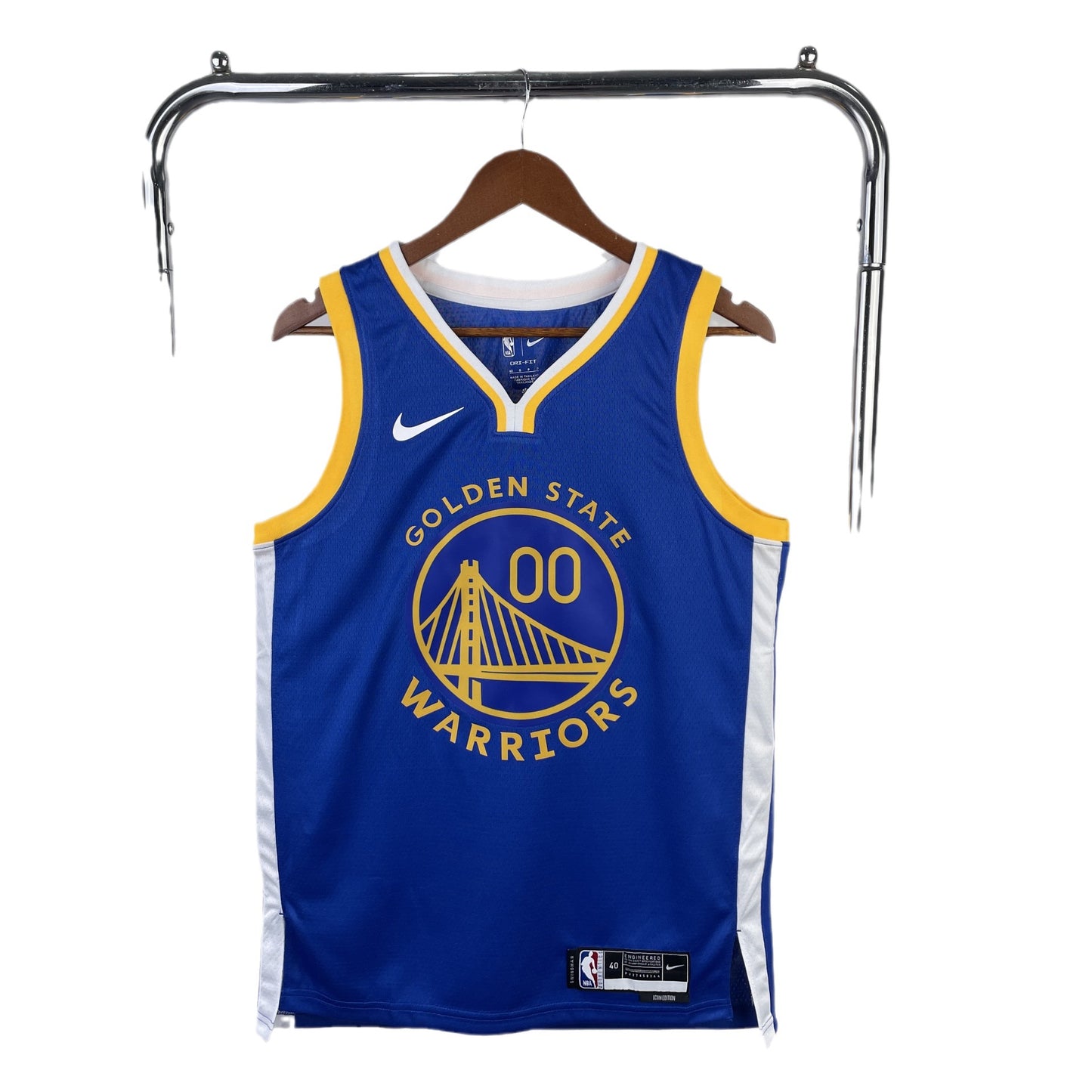 Warriors 23 Season Blue Jerseys: Curry, Thompson, Durant