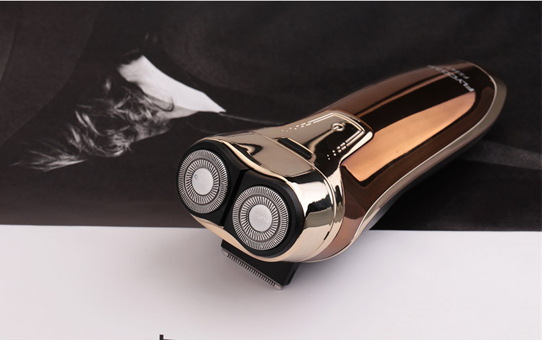 Rechargeable Electric Shaver with Smart Washable Design