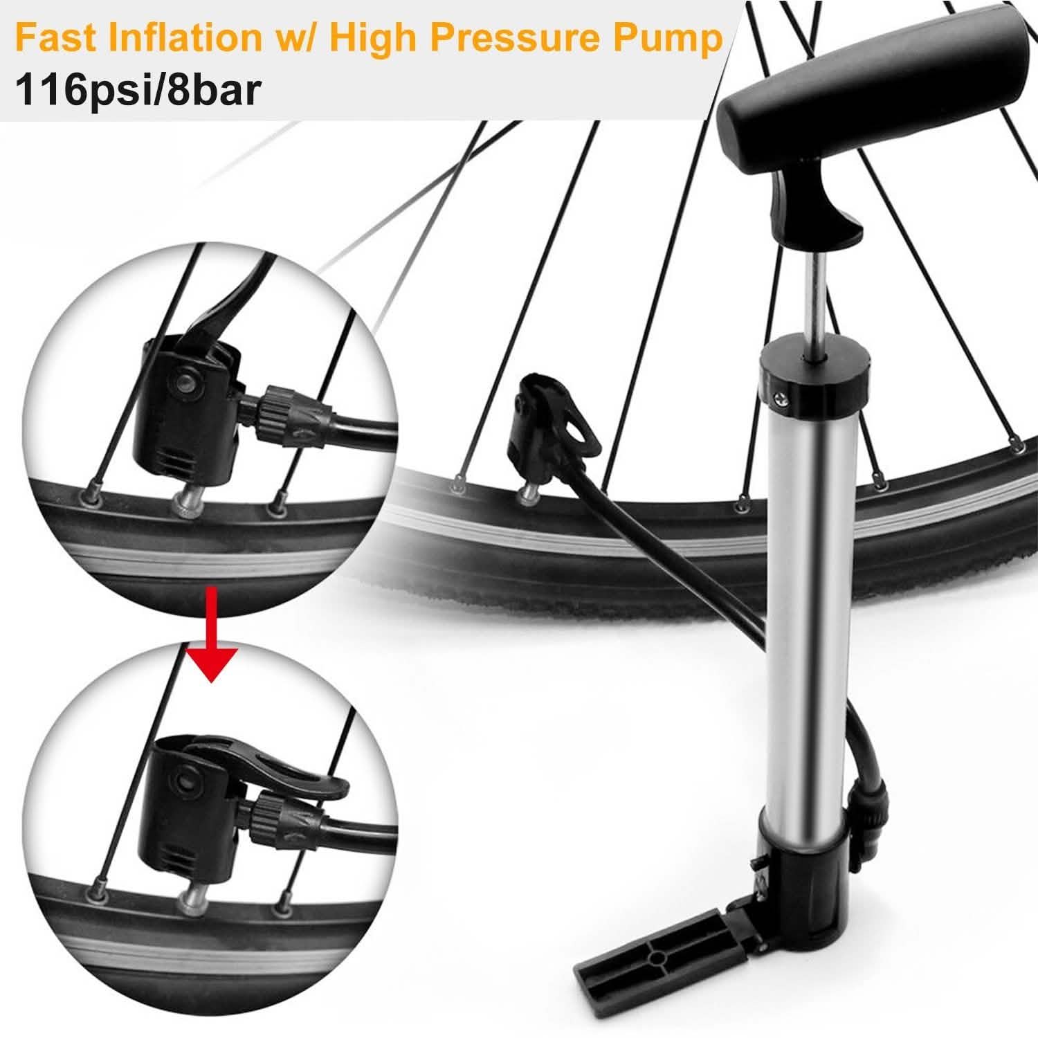 Mini Bike Pump Portable Bicycle Tire Inflator - PitchMade