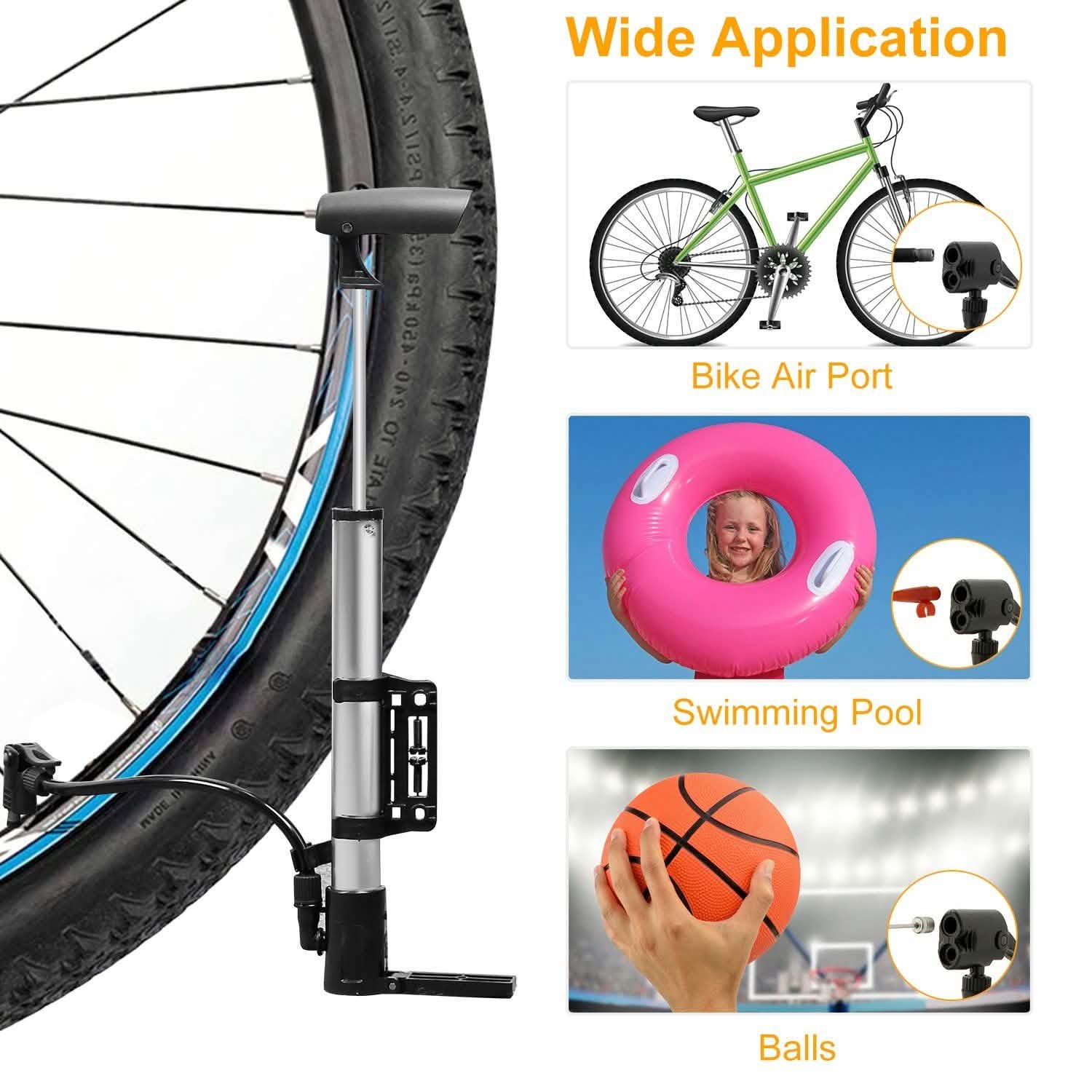 Mini Bike Pump Portable Bicycle Tire Inflator - PitchMade